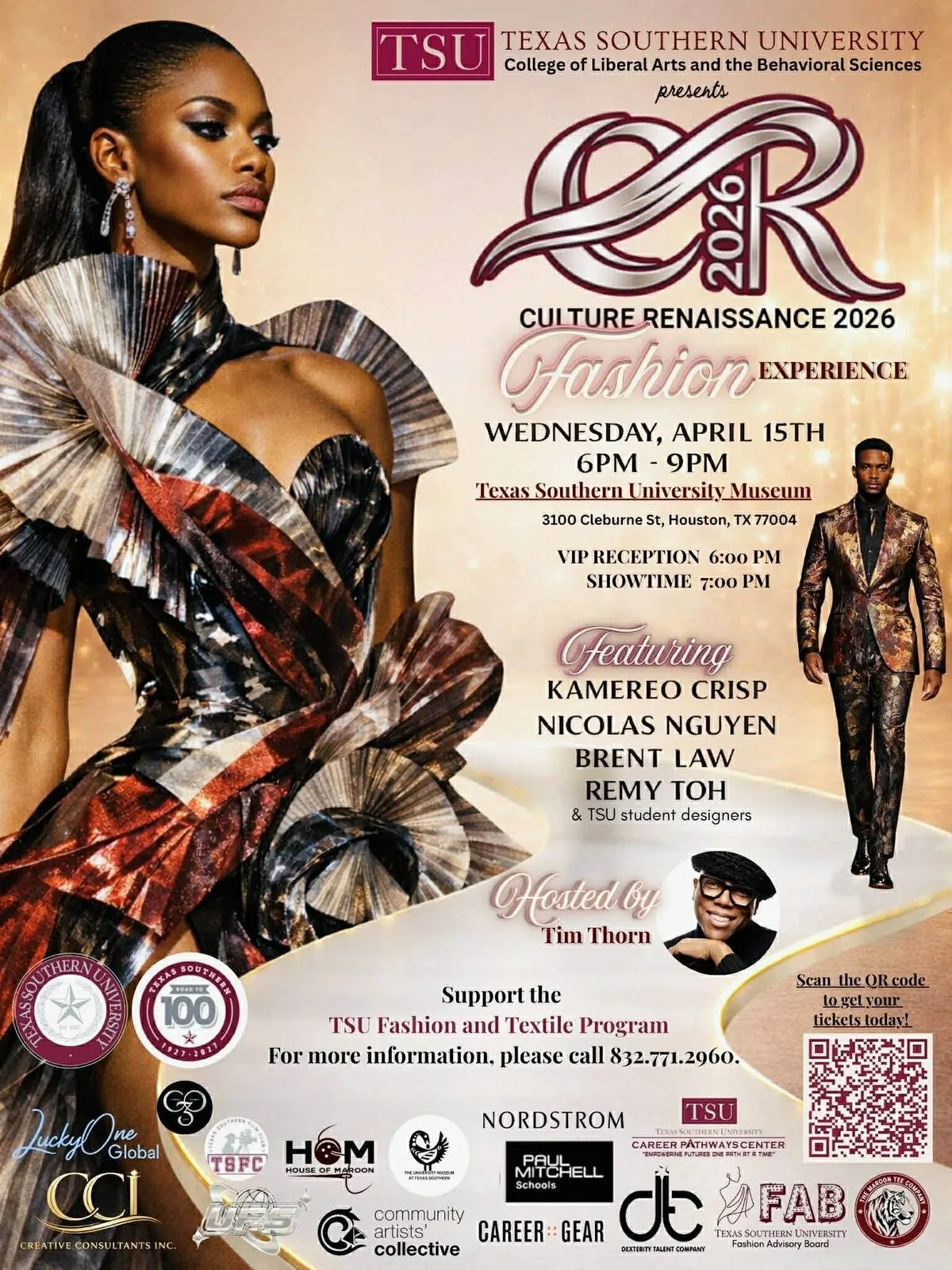 Culture Renaissance 2026 Fashion Experience — Texas Southern University
